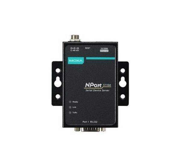 Moxa NPort 5100A – 1-Port Serial Device Server with Surge Protection