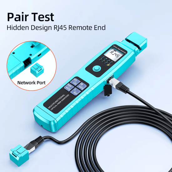 SAIVXIAN Mini OTDR VFL 4-in-1 – Portable Fiber Optic Test Instrument