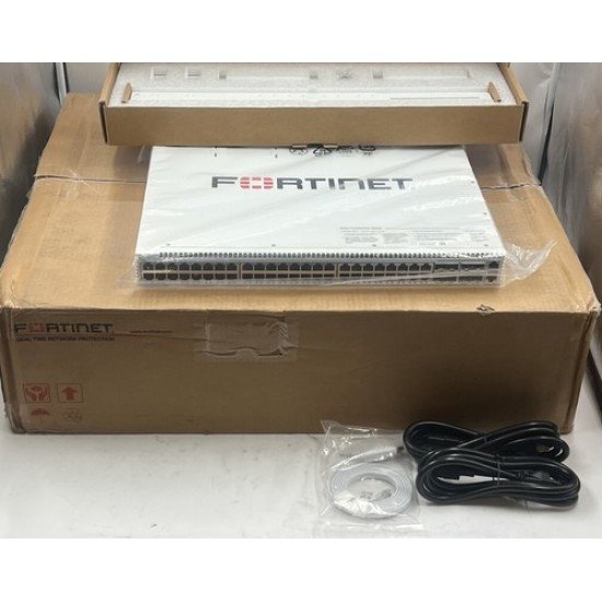 Fortinet FS-648F-FPOE Managed Multi-Gigabit PoE Switch