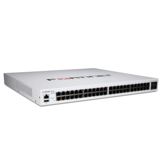 Fortinet FortiSwitch FS-448E-POE 48Port Gigabit PoE+ Managed Switch