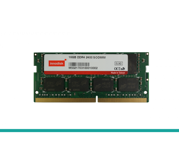 Innodisk 16GB DDR4 2400MHz DIMM on-ECC 2R 1Gx8 IC Industrial Memory