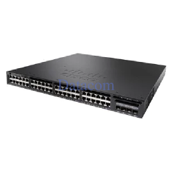 Cisco Catalyst WS-C3650-48PD-E 48-Port Full PoE+ Gigabit Managed Switch with 2×10G SFP+ and 2×1G SFP Uplinks (IP Services)