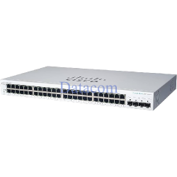 Cisco Business CBS220-48P-4X 48-Port PoE+ Smart Managed Switch with 10G SFP+ Uplinks