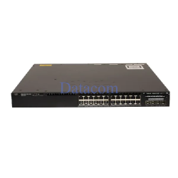 Cisco Catalyst WS-C3650-24TD-L 24-Port Gigabit Managed Switch with 2 × 10GbE SFP+ Uplinks