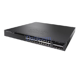 Cisco Catalyst WS-C3650-24PD-E 24-Port PoE+ Gigabit Managed Switch with 2 × 10GbE SFP+ Uplinks