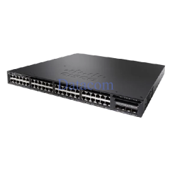 Cisco Catalyst WS-C3650-48PS-S 48-Port PoE+ Gigabit Managed Switch with 4 × 10GbE SFP+ Uplinks