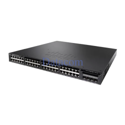 Cisco Catalyst WS-C3650-48PQ-S 48-Port UPOE Gigabit Managed Switch with 4 × 10GbE SFP+ Uplinks
