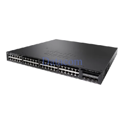 Cisco Catalyst WS-C3650-48FQ-E 48-Port Full PoE UPOE Gigabit Managed Switch with 4 × 10GbE SFP+ Uplinks