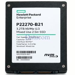 HPE P22270-B21 3.2TB NVMe U.3 Mixed Use 2.5in SSD