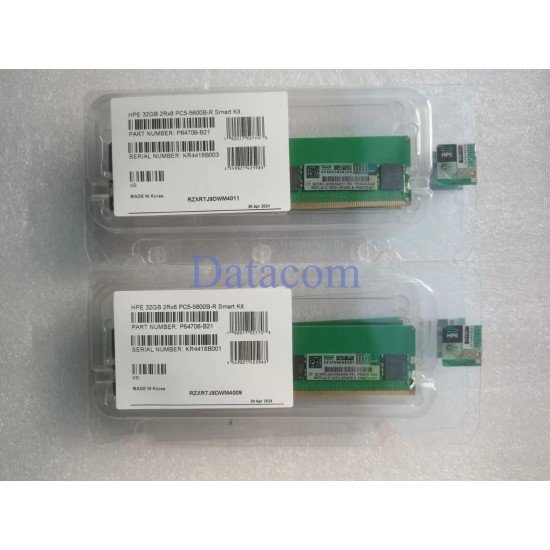 HPE 32GB DDR5 5600 EC8 Registered Server Memory P64706-B21