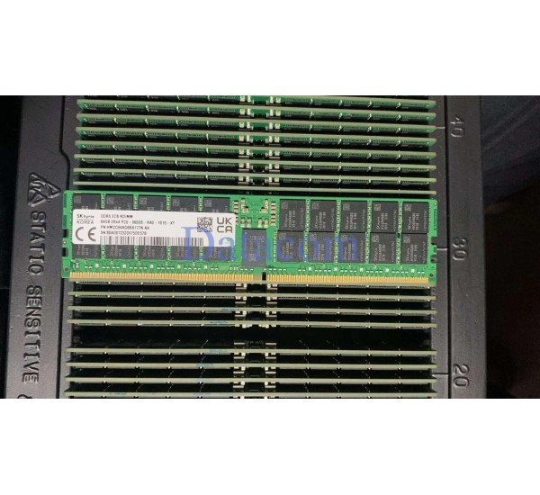 SK Hynix 64GB DDR5-5600MHz ECC RDIMM Server RAM (2Rx4 PC5-5600B-RA0)